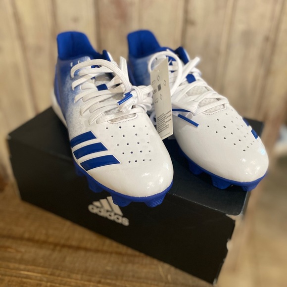 adidas Other - NWT Adidas Blue Baseball Cleats